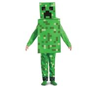 DISGUISE Official Minecraft Creeper Costume Kids, Minecraft Costume with Mask Fa