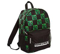 Minecraft Creeper Gamer Backpack for Kids Adults Laptop Backpack Gift for Gamers, Black, Taille unique, Daypack