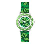Minecraft Creeper Green Green Modern Printed Bracelet Quartz Watch MIN9033