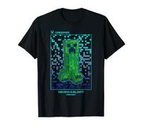 Minecraft Creeper Having A Blast! Pixelated Poster T-Shirt