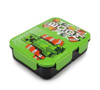 Minecraft Creeper Kids Bento Lunch Box with 3 Sections