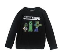 Minecraft Creeper long-sleeved shirt, black, 11 Years