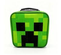 Minecraft Creeper Lunch Bag for Kids - Official Insulated Lunch Bag with Zipper Closure | Durable, Lightweight & Easy-to-Clean | Perfect for School, Travel & Gaming Fans