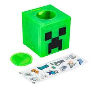 Minecraft Creeper Maze Safe, Officially Licensed Piggy Bank With Puzzle Unlock, Includes Stickers, Gaming Gift, Paladone