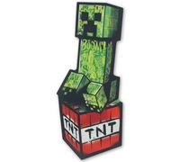 Minecraft Creeper Metal Sign - Minecraft Creeper Sitting on TNT Block Graphic for Gaming Rooms and Kids’ Decor