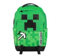 Minecraft Creeper & Pickax Green 17.5" Backpack