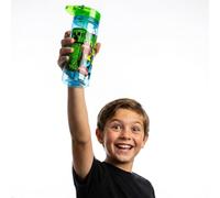 Minecraft Creeper Plastic Water Bottle 560ml Flip Straw Kids Drinks Bottle