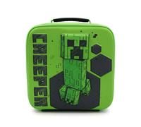 Minecraft Creeper Sketch Lunch Bag for School Kids| Durable Insulated Lunch Bag + Handle + Zip Green for Minecraft Gamer Fans