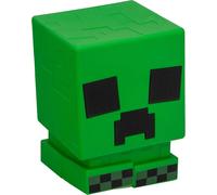 Paladone Minecraft Creeper SquishyGlo Silicone Light, Officially Licensed Cordless & Rechargeable Gaming Lamp for Kids and Teens, Bedroom Décor, Collectible Merchandise, Green