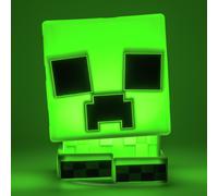 Minecraft Creeper SquishyGlo Silicone Desk Lamp - Green