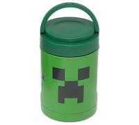 MINECRAFT CREEPER STAINLESS STEEL HOT COLD THERMAL INSULATED LUNCH SNACK POT