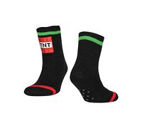 Minecraft Creeper TNT Kids Cosy Slipper Socks