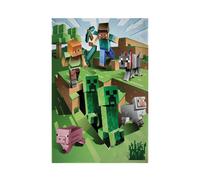 Minecraft Creepers Battle Fleece Blanket