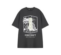 Minecraft Creepers Men's Black Graphic Tee | Short Sleeved T-Shirt | Craft Without Limits Gaming Apparel | Casual Wear Top | Classic Style Merch for Gamers & Fans - XXX-Large
