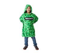 Minecraft Creepers & TNT Long Sleeve Boy's Wearable Hoodie Blanket-S/M