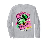 Minecraft Creepin It Real Creeper Approaching Graffiti Art Long Sleeve T-Shirt