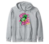 Minecraft Creepin It Real Creeper Approaching Graffiti Art Zip Hoodie