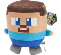 Mattel Minecraft Cuutopia 10-in Steve Plush Character Soft Rounded Pillow Doll Video Game-Inspired Collectible Toy Gift for Ages 3 Years & Older