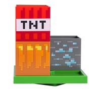 Minecraft Desktop Organizer - Officially Licensed, 4 Modular Blocks, Customisable Stationery Holder for Pencils, Minecraft Gamer Decor, Desk Accessory for School or Office Supplies | Paladone