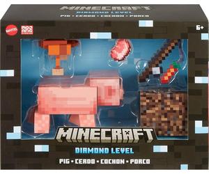 Minecraft Diamond Level Pig Action Figure