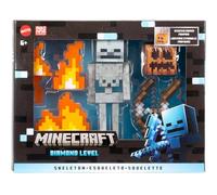Minecraft Diamond Level Skeleton Action Figure with 6 Accessories