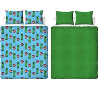 Minecraft Official Double Fleece Duvet Cover Set | Super Soft and Warm | Official Gaming Merchandise | Reversible 2 Sided Winter Cosy Kids Bedding Cover Including Matching Pillow Cases
