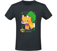 Minecraft Drawn Fox T-Shirt black M