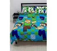 Minecraft Drawn Reversible Duvet Cover Set Multi