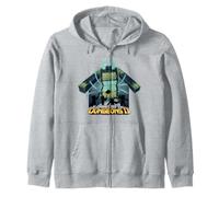 Minecraft Dungeons 2 Twisted Warden Deep Dark Biome Battel Zip Hoodie