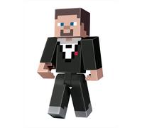 Minecraft Dungeons Large 11 Inch Articulated Action Figure Tuxedo Steve