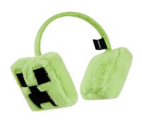 Minecraft Ear Muffs Kids - Creeper Winter Accessories Warm Cosy Earmuffs for School Travel Days Out - Gifts for Gamers