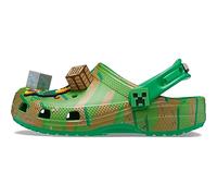 Crocs Unisex Minecraft Elevated Clog, Multi, 12 UK