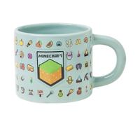 Minecraft Mug, Officially Licensed 400ml Large Ceramic Coffee Cup, Embossed Details, Video Game Merchandise for Gamers & Collectors, Tea, Hot Chocolate