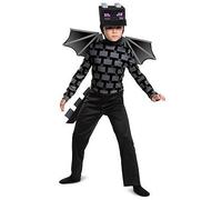DISGUISE Official Minecraft Ender Dragon Costume Kids Black, Minecraft Fancy Dress Up Outfit for Boys Children Week Birthday S