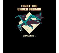 Minecraft Ender Dragon Unisex T-Shirt - Black - XXL