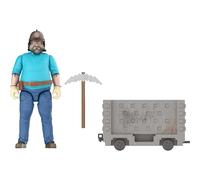 Mattel Minecraft Action Figure Set, Explosive Minecart Escape with 4-inch Steve & Mining Accessories, Toy Collectible Inspired by the Movie, JGP20