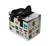 Minecraft Faces RPET Recycled Plastic Bottles Reusable Lunch Box Cool Bag - 1 Piece