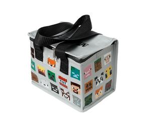 Minecraft Faces RPET Recycled Plastic Bottles Reusable Lunch Box Cool Bag - 1 Piece