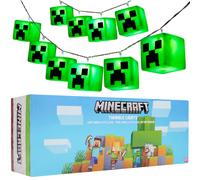 Minecraft Fairy Lights Battery Operated LED String Lights Indoor Creeper Room Decor 2 Modes Dorm Bedroom Accessories Gamer Gifts for Boys