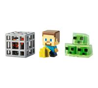Minecraft Farming Steve, Spawning Spider & Slime Cubes Mini-Figures
