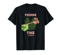 Minecraft Feeding Time Small Slime Being Eaten By Frog T-Shirt