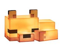 Paladone Minecraft Fox Night Light | Officially Licensed Minecraft Bedroom Décor and Desk Lamp, Black
