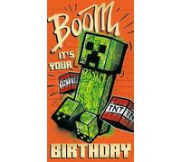 Minecraft General Birthday Card