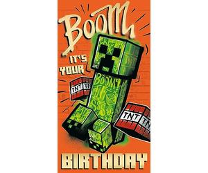 Minecraft General Birthday Card