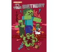 Minecraft Generic Birthday Card