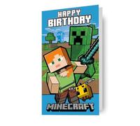 minecraft, generic, birthday card