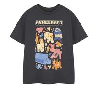 Minecraft Girls Animals Short-Sleeved T-Shirt