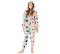 Minecraft Girls Purple Multi-Character All-Over Print Onesie - 7-8 Years