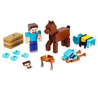 Minecraft Comic Maker STEVE AND ARMORED HORSE 3.25-inch Action Figure 2-Pack