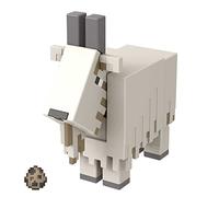 Minecraft Goat Action Figure, 3.25-in, with 1 Build-a-Portal Piece & 1 Accessory, Building Toy Inspired by Video Game, Collectible Gift for Fans & Kids Ages 6+, HDV15
